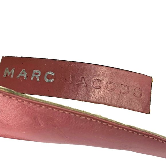 MARC JACOBS Mauve Italian Leather‎ Peep Toe Bow Accent Pumps - Picture 8 of 8